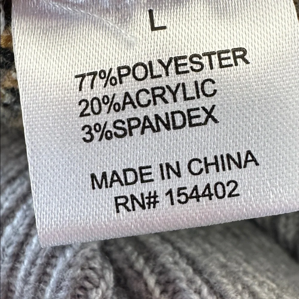 Gray Teddy Bear Sweater - Picture 8 of 9